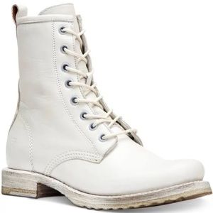 Frye Veronica Boot - White & hardly worn!